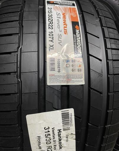 Hankook Ventus S1 Evo 3 SUV K127C 275/35 R22 и 315/30 R22 Y