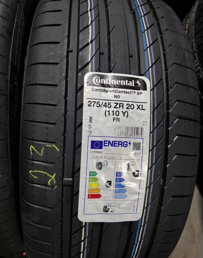 Continental ContiSportContact 5 275/45 R20 и 305/40 R20