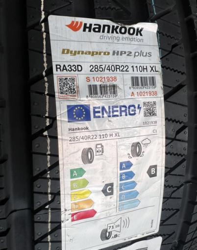 Hankook Dynapro HP2 RA33 285/40 R22