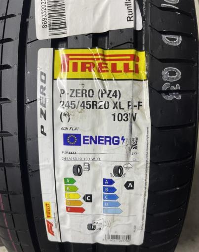 Pirelli P Zero 245/45 R20 и 275/40 R20 W