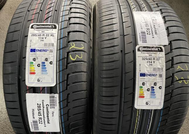 Continental ContiPremiumContact 6 285/45 R22 и 325/40 R22 114Y