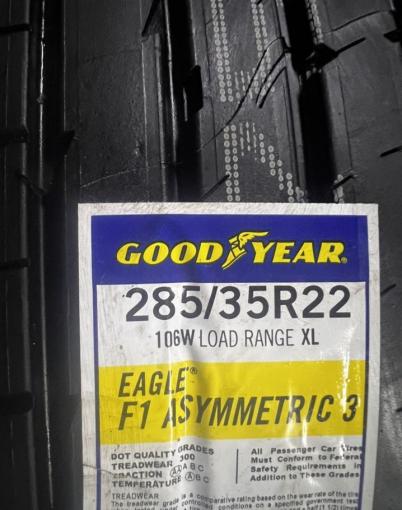 Goodyear Eagle F1 Asymmetric 3 285/35 R22