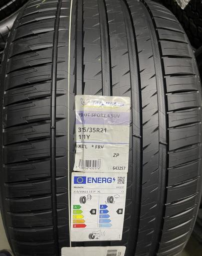 Michelin Pilot Sport 4 SUV 315/35 R21 111Y