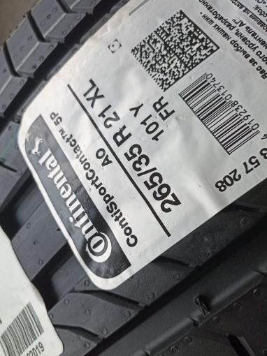 Continental ContiSportContact 265/35 R21