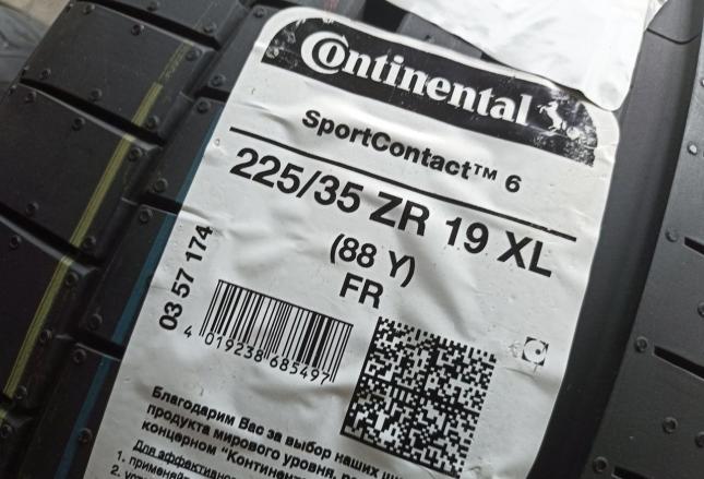 Continental SportContact 6 SUV 225/35 R19