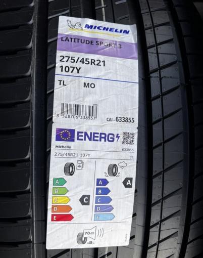 Michelin Latitude Sport 3 315/40 R21 и 275/45 R21