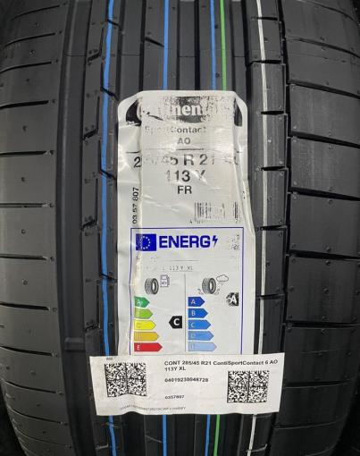 Continental ContiSportContact 6 285/45 R21 113Y