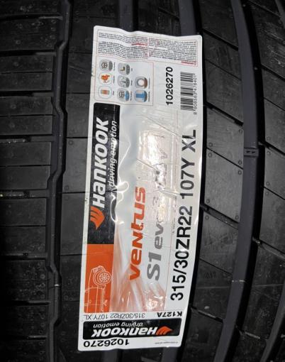 Hankook Ventus S1 Evo 3 K127 315/30 R22 и 275/35 R22