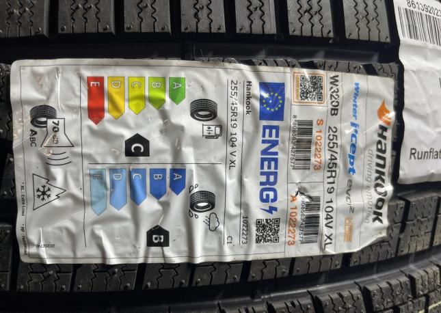 Hankook Winter I&#39;Cept Evo2 W320B 255/45 R19 104V