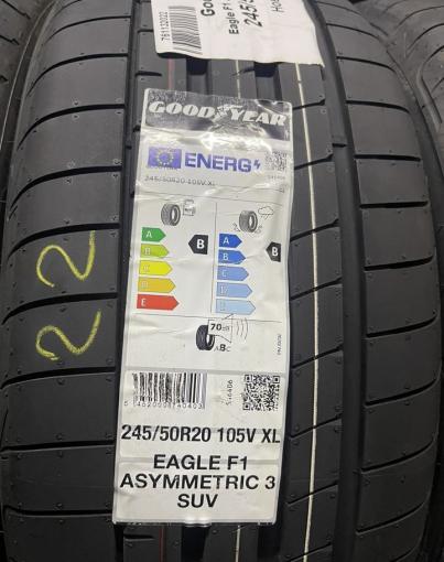 Goodyear Eagle F1 Asymmetric 3 SUV 245/50 R20 105V