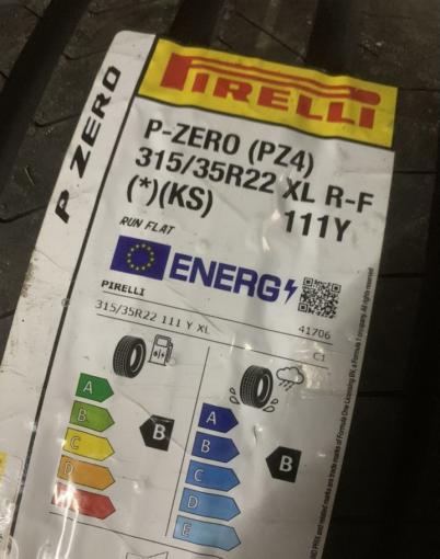 Pirelli P Zero PZ4 L.S. 275/40 R22 и 315/35 R22 111Y