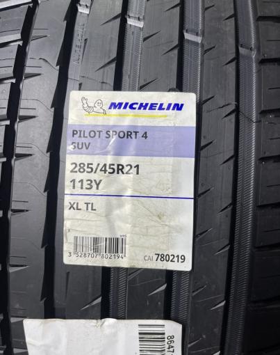 Michelin Pilot Sport 4 SUV 285/45 R21 113Y