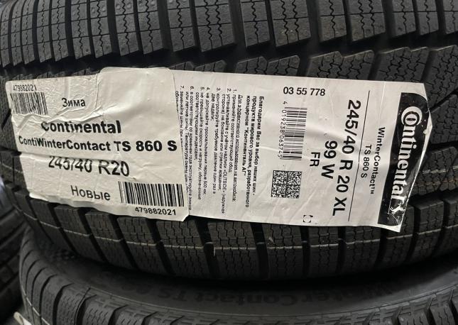 Continental WinterContact TS 860 S 245/40 R20 и 275/35 R20 W