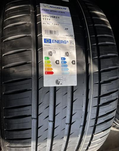 Michelin Pilot Sport 4 SUV 315/35 R21