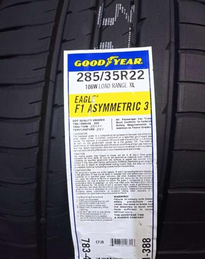 Goodyear Eagle F1 Asymmetric SUV 285/35 R22 106W