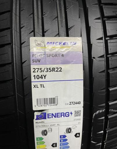 Michelin Pilot Sport 5 275/35 R22 и 315/30 R22 Y