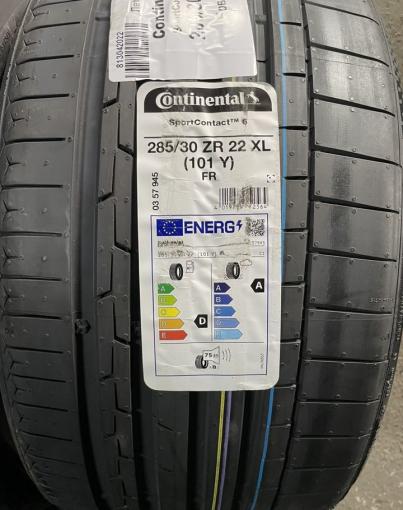 Continental ContiSportContact 6 285/30 R22 101Y