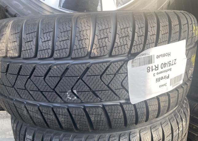 Pirelli Winter Sottozero 3 275/40 R18 и 245/45 R18 103V