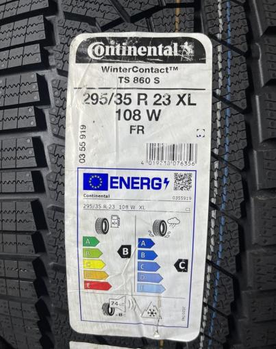 Continental ContiWinterContact TS 860S 295/35 R23 108W