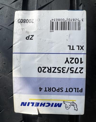 Michelin Pilot Sport 4 S 245/40 R20 и 275/35 R20