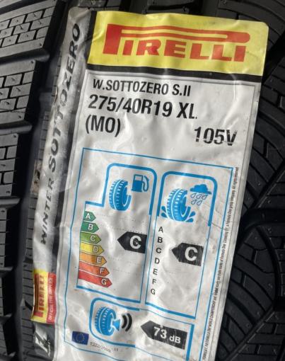 Pirelli Winter Sottozero II 245/45 R19 и 275/40 R19 V