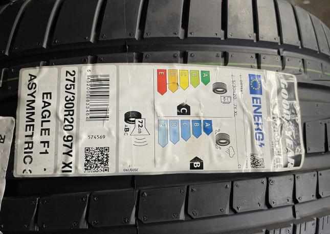 Goodyear Eagle F1 Asymmetric 5 245/35 R20 и 275/30 R20 Y