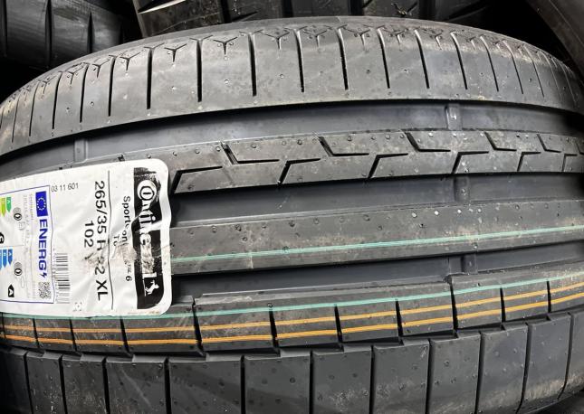 Continental SportContact 6 265/35 R22 и 285/35 R22