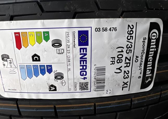 Continental ContiSportContact 6 295/35 R23 108Y