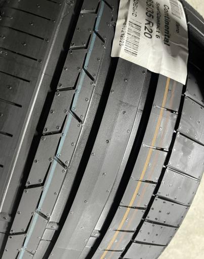 Continental SportContact 6 255/40 R20 и 285/35 R20 Y