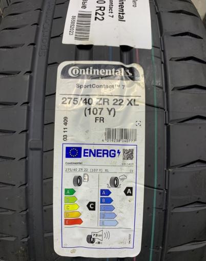 Continental ContiSportContact 7 275/40 R22