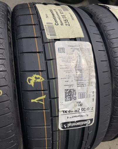 Continental SportContact 6 235/35 R19 91Y