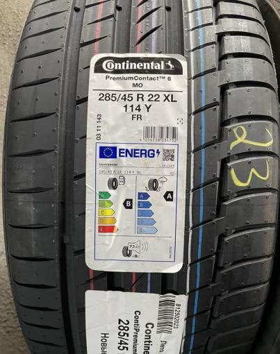 Continental ContiPremiumContact 6 285/45 R22 и 325/40 R22 114Y