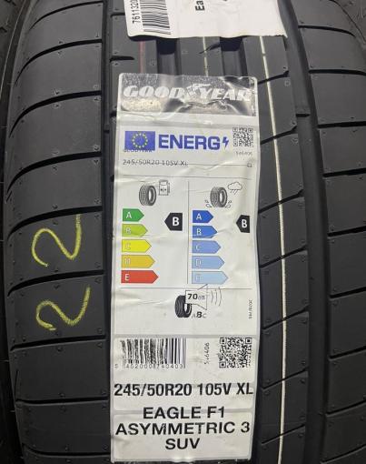 Goodyear Eagle F1 Asymmetric 3 SUV 245/50 R20 105V