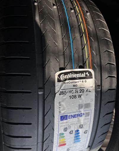 Continental PremiumContact 6 285/40 R20 и 255/45 R20