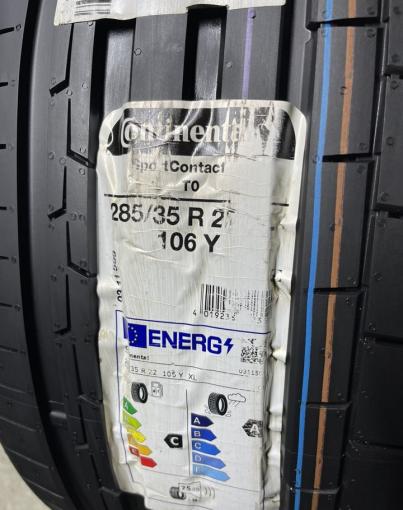 Continental SportContact 6 265/35 R22 и 285/35 R22 Y