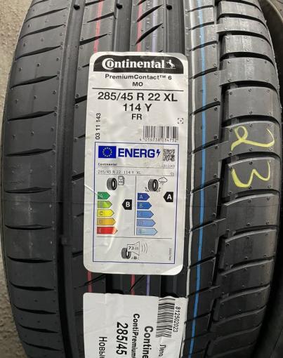 Continental ContiPremiumContact 6 285/45 R22 и 325/40 R22 114Y