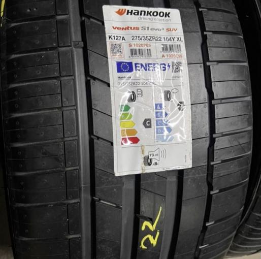 Hankook Ventus S1 Evo 3 SUV K127C 275/35 R22 и 315/30 R22