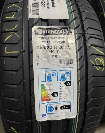 Continental ContiSportContact 5P 265/30 R20 94Y