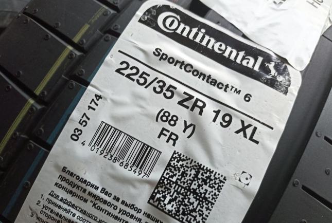 Continental SportContact 6 SUV 225/35 R19