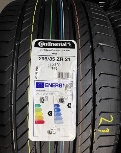 Continental ContiSportContact 5 295/35 R21