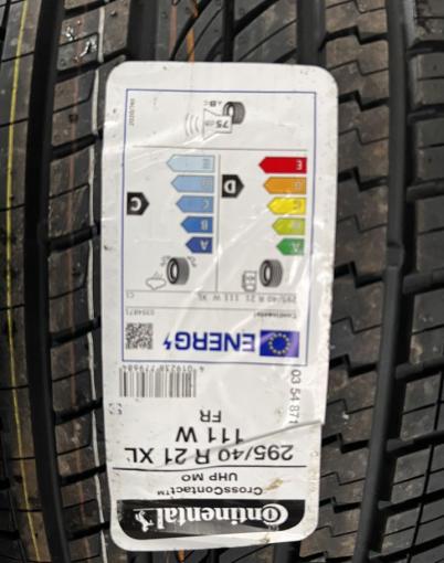 Continental ContiCrossContact UHP 295/40 R21