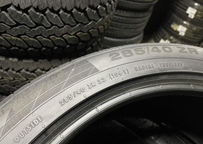 Continental ContiSportContact 5 285/40 R22 и 325/35 R22 Y