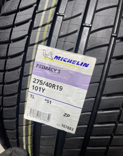 Michelin Primacy 3 ZP 245/45 R19 и 275/40 R19 Y