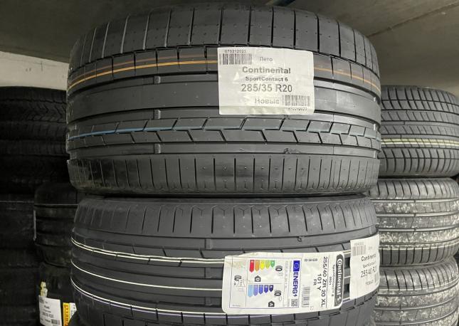 Continental SportContact 6 255/40 R20 и 285/35 R20 Y