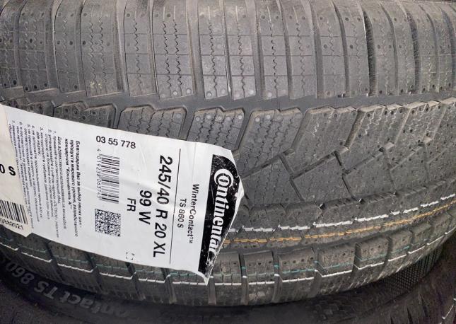 Continental ContiWinterContact TS 860S 245/40 R20 и 275/35 R20 99W