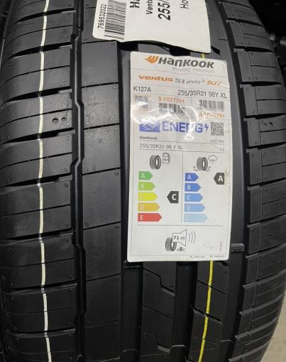 Hankook Ventus V12 Evo2 K120 255/35 R21 и 285/30 R21 Y