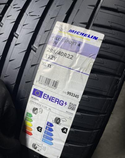 Michelin Pilot Sport 4 SUV 295/40 R22 112Y