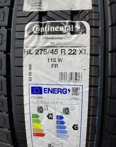 Continental ContiCrossContact RX 275/45 R22 115W