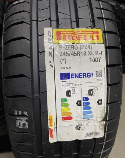 Pirelli P Zero PZ4 245/45 R18 и 275/40 R18 Y