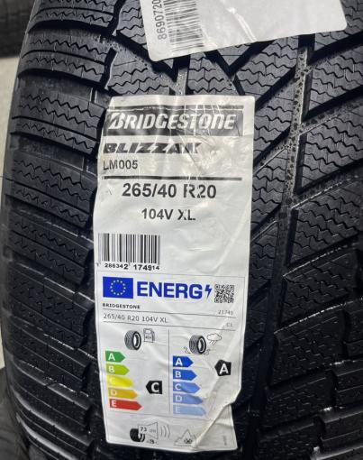 Bridgestone Blizzak LM-005 265/40 R20 104V